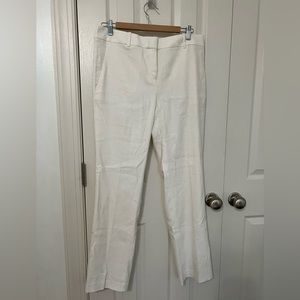 Ann Taylor White Work Pants